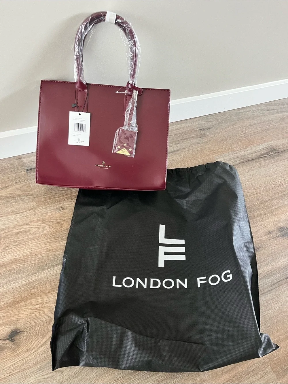 Brand New London Fog Oxblood Color Handbag/satchel style.